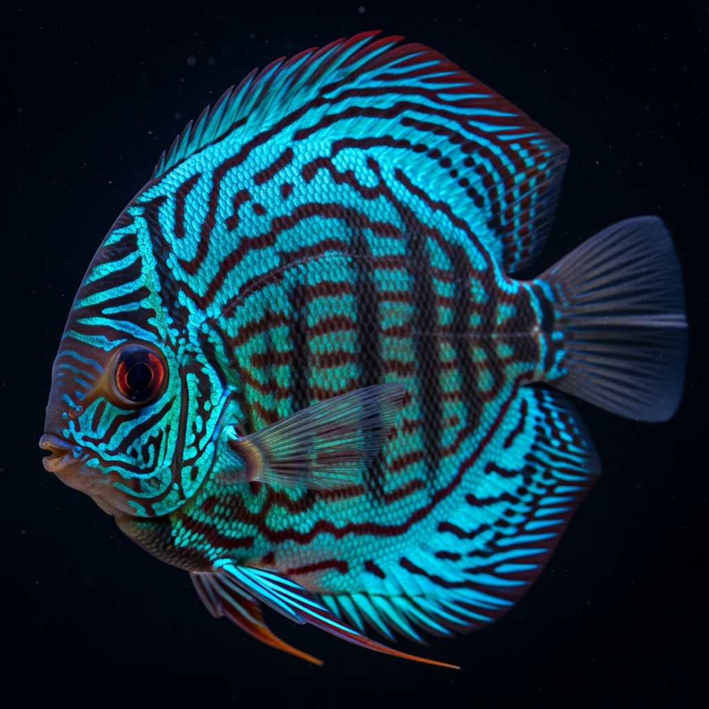 Blue Turquoise Discus