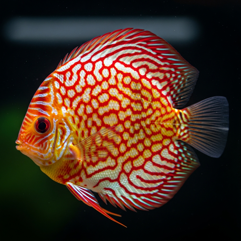 Red Snakeskin Discus